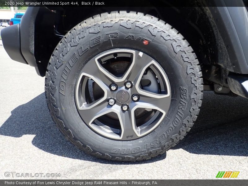 Black / Black 2020 Jeep Wrangler Unlimited Sport 4x4