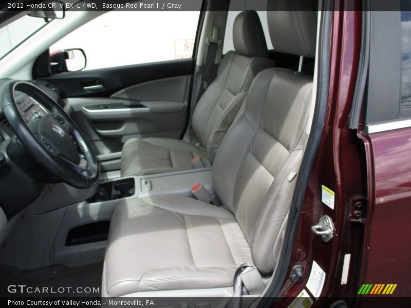 Basque Red Pearl II / Gray 2012 Honda CR-V EX-L 4WD