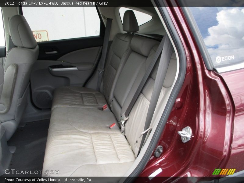 Basque Red Pearl II / Gray 2012 Honda CR-V EX-L 4WD