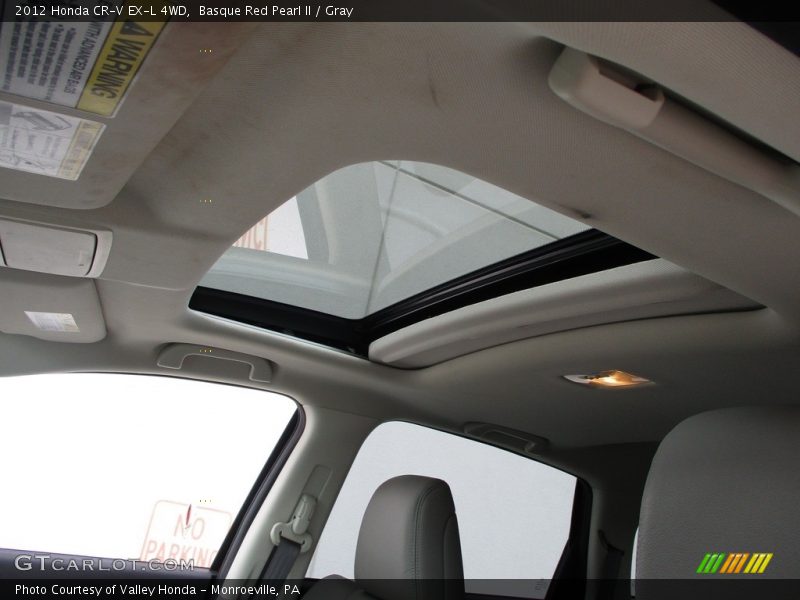 Basque Red Pearl II / Gray 2012 Honda CR-V EX-L 4WD