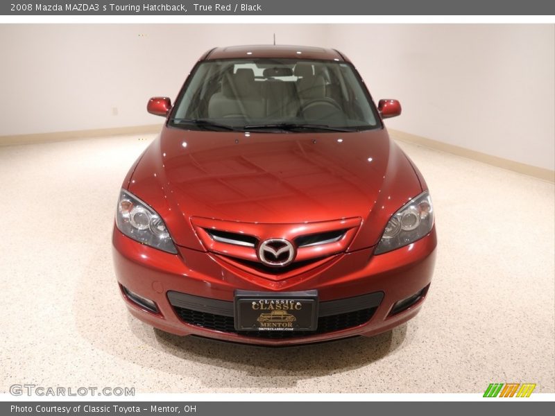 True Red / Black 2008 Mazda MAZDA3 s Touring Hatchback