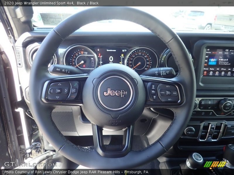 Black / Black 2020 Jeep Wrangler Unlimited Sport 4x4