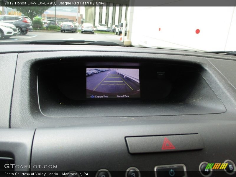 Basque Red Pearl II / Gray 2012 Honda CR-V EX-L 4WD