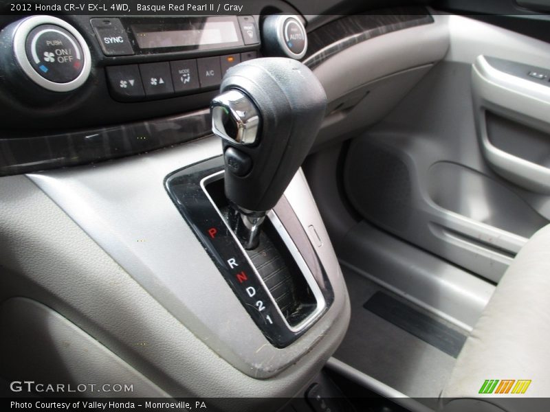 Basque Red Pearl II / Gray 2012 Honda CR-V EX-L 4WD