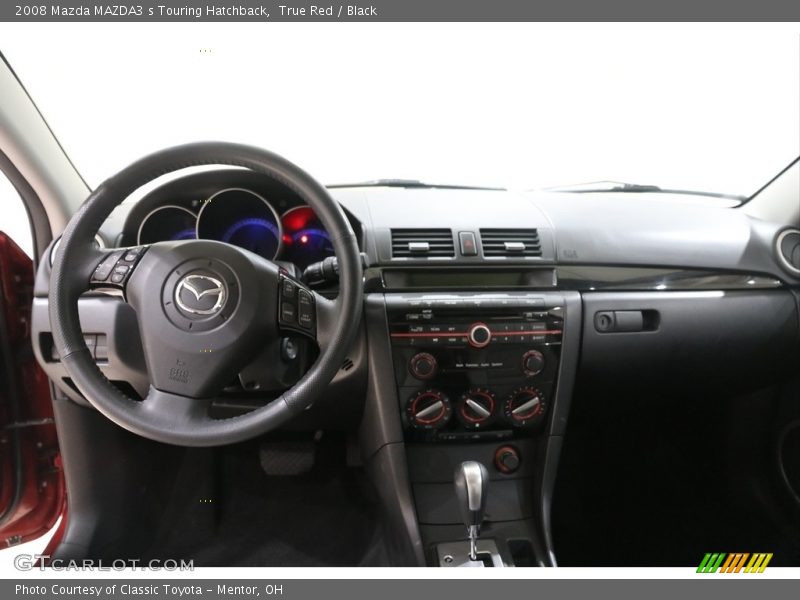 True Red / Black 2008 Mazda MAZDA3 s Touring Hatchback