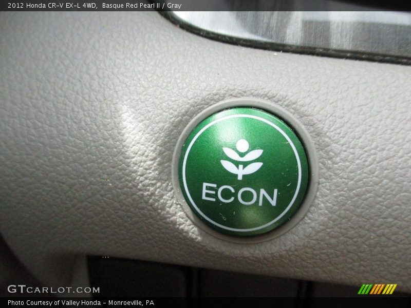 Basque Red Pearl II / Gray 2012 Honda CR-V EX-L 4WD