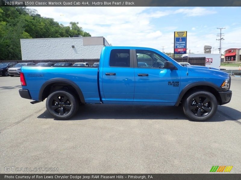 Hydro Blue Pearl / Black 2020 Ram 1500 Classic Warlock Quad Cab 4x4