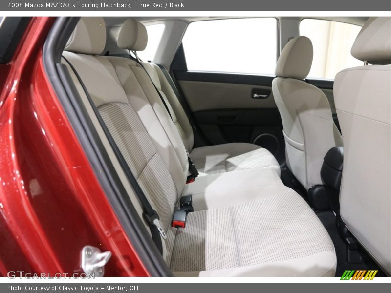 True Red / Black 2008 Mazda MAZDA3 s Touring Hatchback