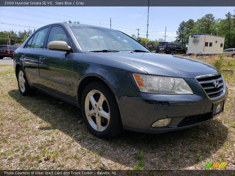 Slate Blue / Gray 2009 Hyundai Sonata SE V6