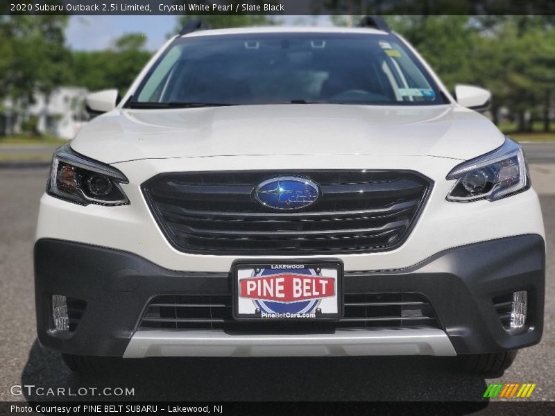 Crystal White Pearl / Slate Black 2020 Subaru Outback 2.5i Limited