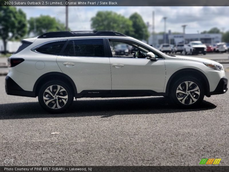 Crystal White Pearl / Slate Black 2020 Subaru Outback 2.5i Limited