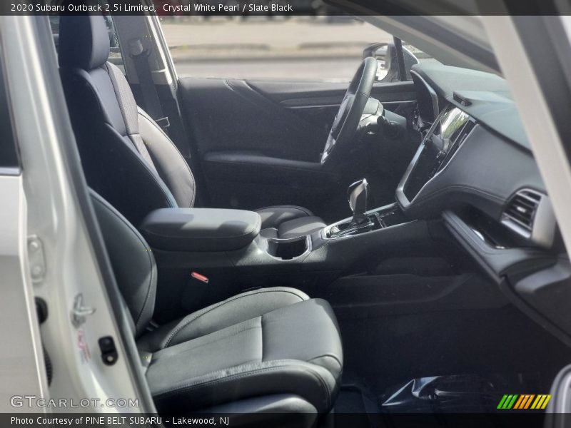 Crystal White Pearl / Slate Black 2020 Subaru Outback 2.5i Limited