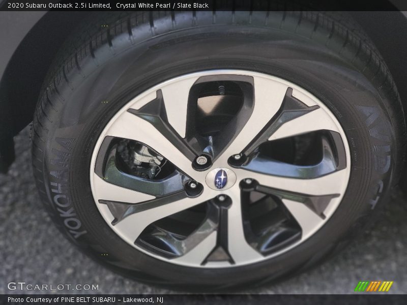 Crystal White Pearl / Slate Black 2020 Subaru Outback 2.5i Limited