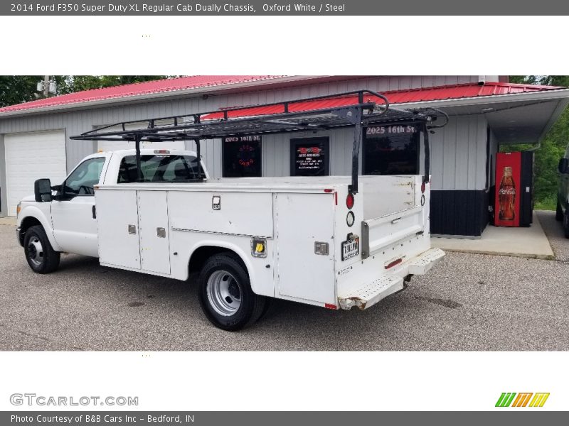 Oxford White / Steel 2014 Ford F350 Super Duty XL Regular Cab Dually Chassis