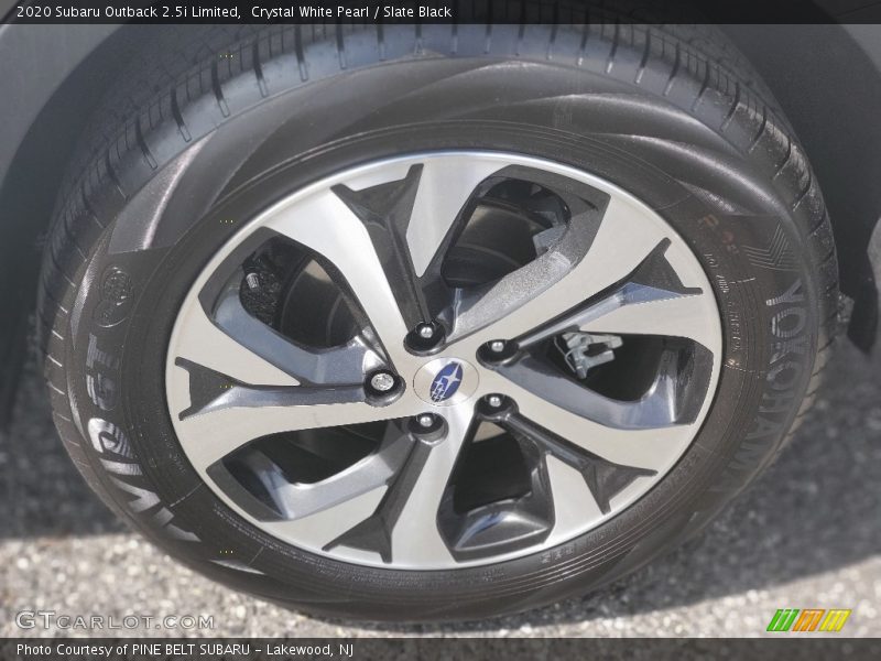 Crystal White Pearl / Slate Black 2020 Subaru Outback 2.5i Limited