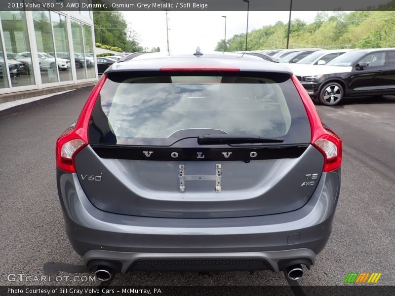 Osmium Grey Metallic / Soft Beige 2018 Volvo V60 T5 AWD Dynamic