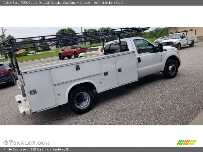 Oxford White / Steel 2014 Ford F350 Super Duty XL Regular Cab Dually Chassis