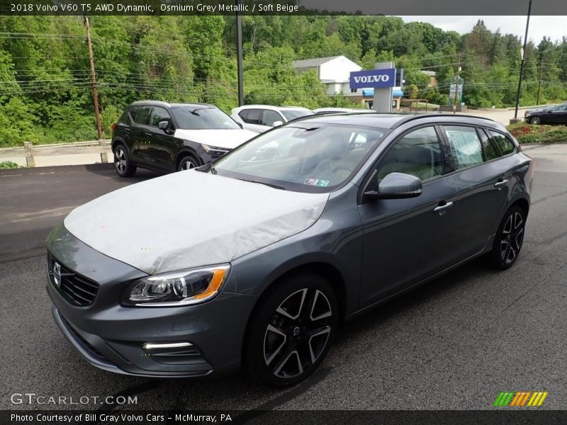 Osmium Grey Metallic / Soft Beige 2018 Volvo V60 T5 AWD Dynamic
