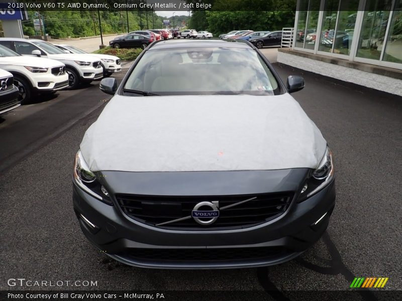 Osmium Grey Metallic / Soft Beige 2018 Volvo V60 T5 AWD Dynamic