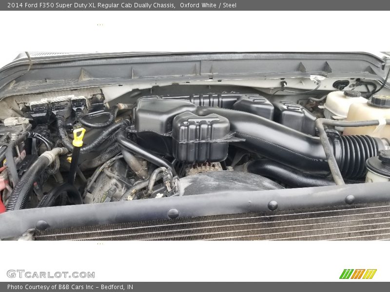 Oxford White / Steel 2014 Ford F350 Super Duty XL Regular Cab Dually Chassis