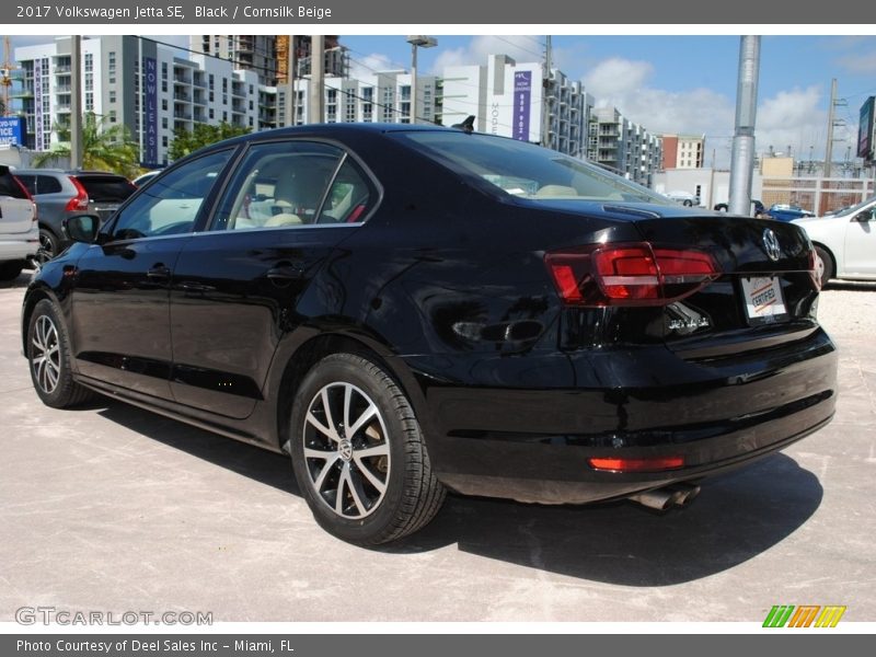 Black / Cornsilk Beige 2017 Volkswagen Jetta SE