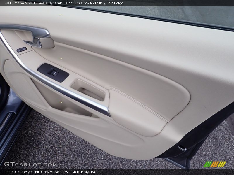 Osmium Grey Metallic / Soft Beige 2018 Volvo V60 T5 AWD Dynamic