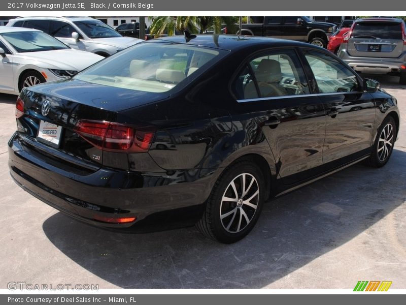 Black / Cornsilk Beige 2017 Volkswagen Jetta SE