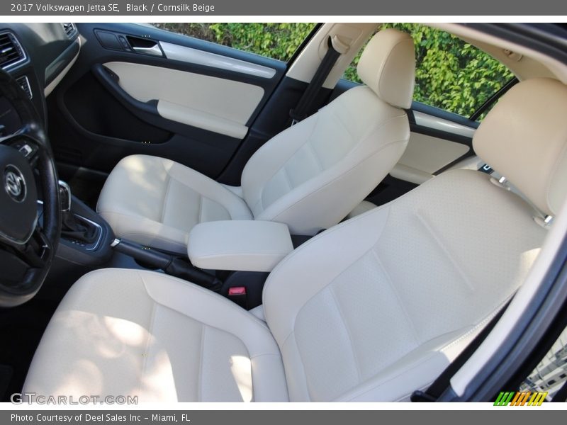 Black / Cornsilk Beige 2017 Volkswagen Jetta SE