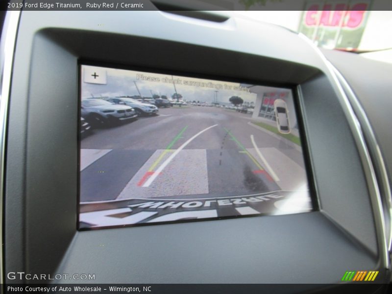 Ruby Red / Ceramic 2019 Ford Edge Titanium
