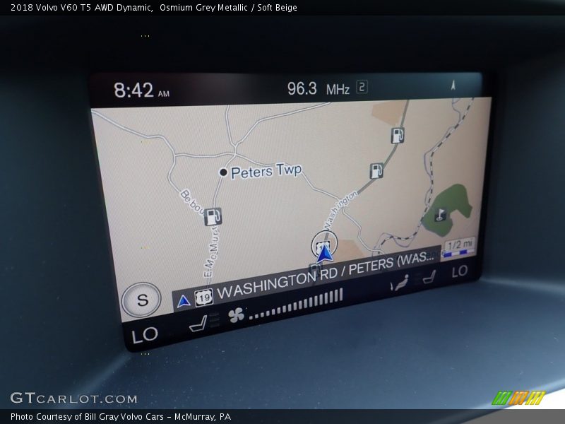 Navigation of 2018 V60 T5 AWD Dynamic