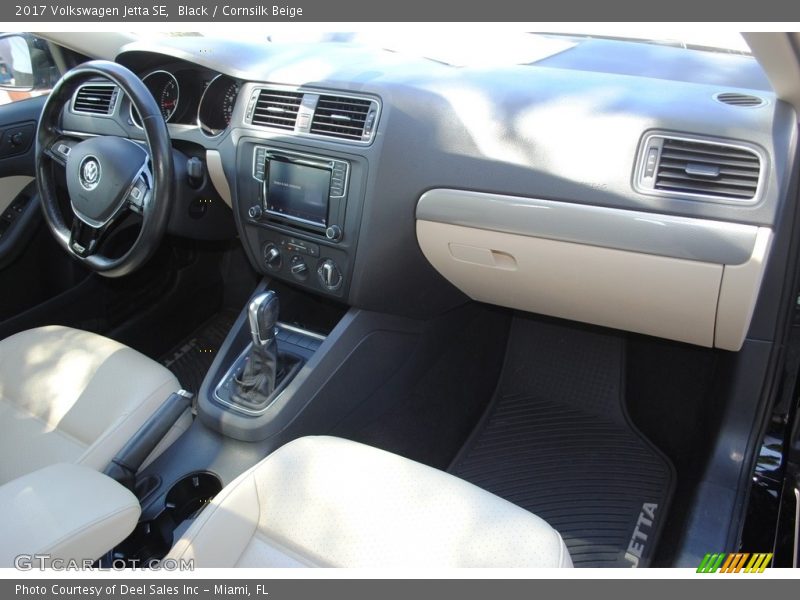Black / Cornsilk Beige 2017 Volkswagen Jetta SE