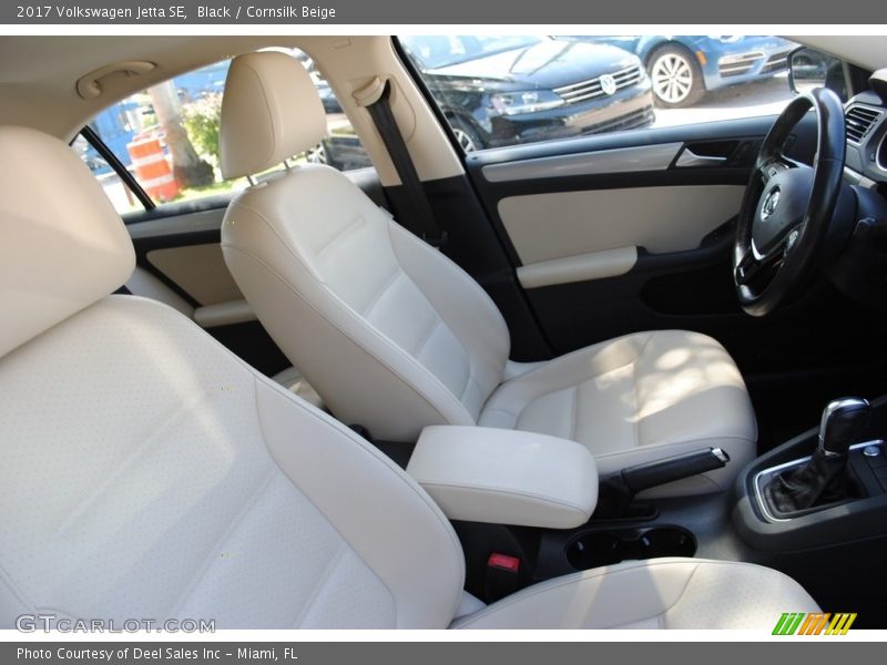 Black / Cornsilk Beige 2017 Volkswagen Jetta SE