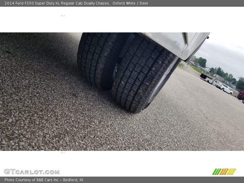 Oxford White / Steel 2014 Ford F350 Super Duty XL Regular Cab Dually Chassis