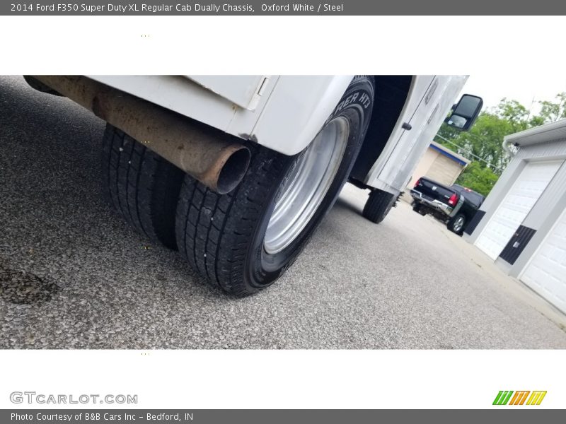 Oxford White / Steel 2014 Ford F350 Super Duty XL Regular Cab Dually Chassis