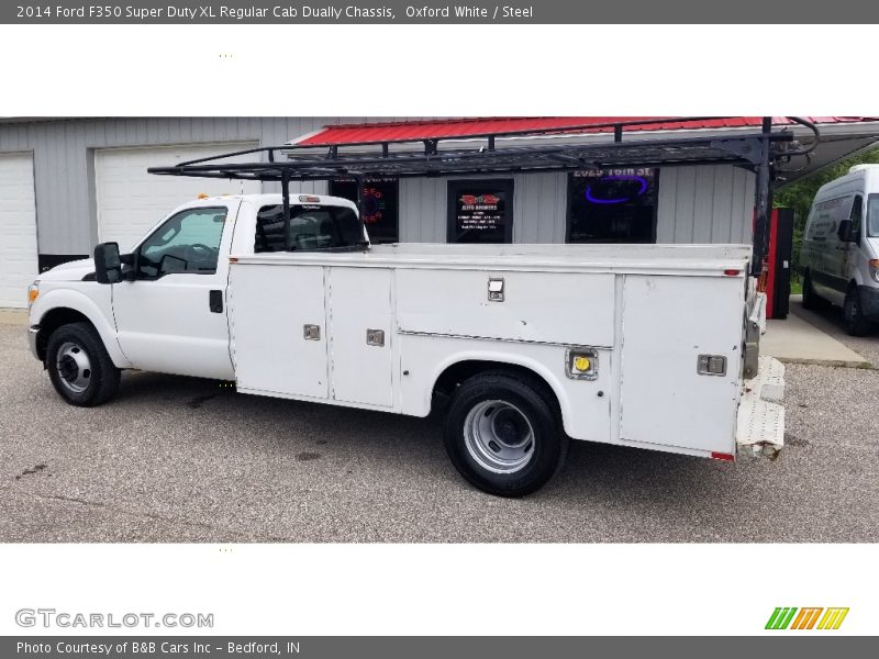 Oxford White / Steel 2014 Ford F350 Super Duty XL Regular Cab Dually Chassis