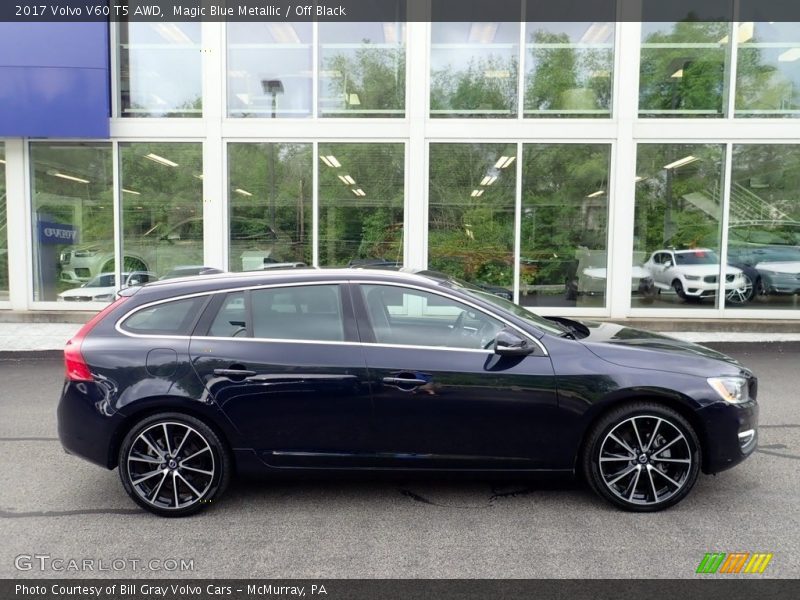  2017 V60 T5 AWD Magic Blue Metallic