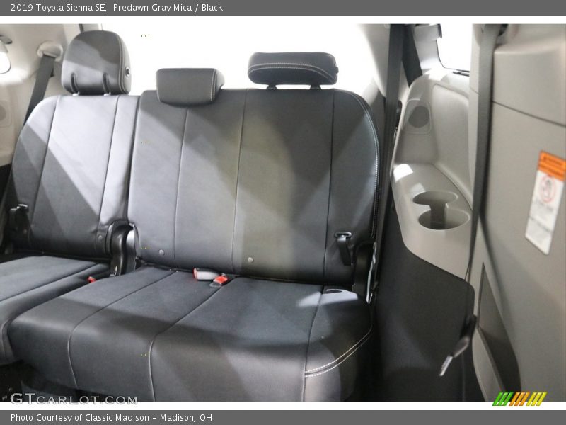 Predawn Gray Mica / Black 2019 Toyota Sienna SE