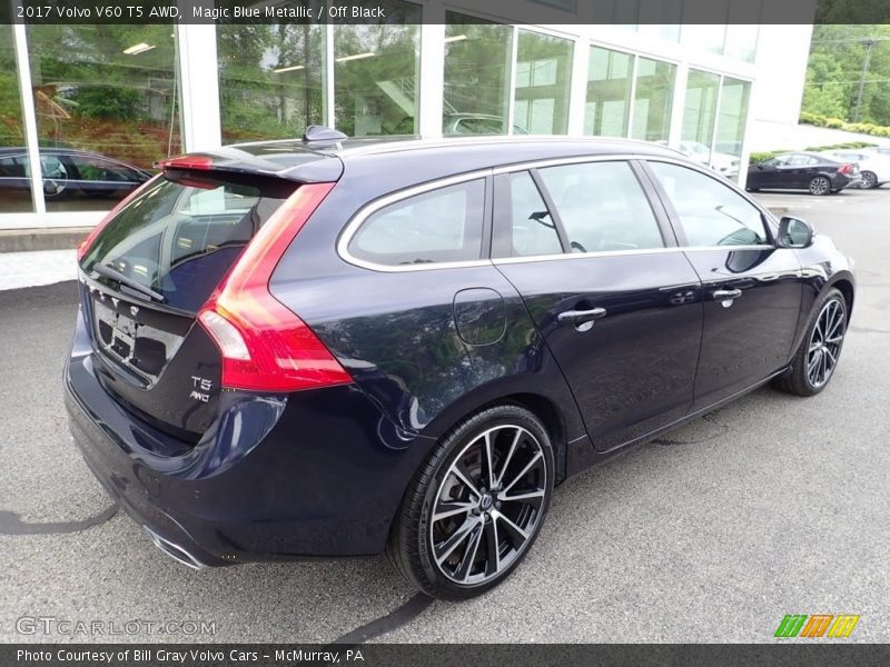 Magic Blue Metallic / Off Black 2017 Volvo V60 T5 AWD