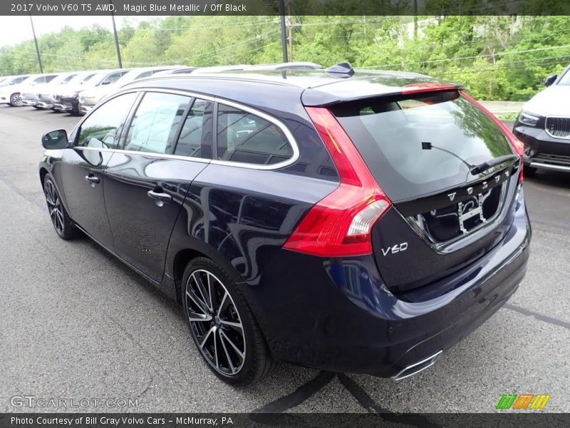 Magic Blue Metallic / Off Black 2017 Volvo V60 T5 AWD