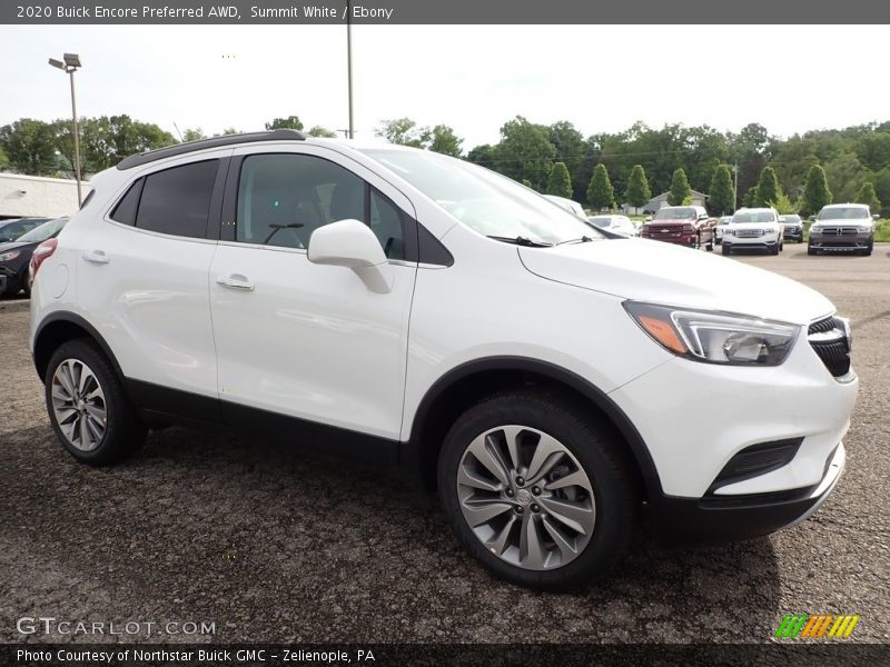 Summit White / Ebony 2020 Buick Encore Preferred AWD