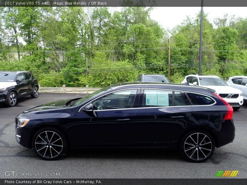  2017 V60 T5 AWD Magic Blue Metallic