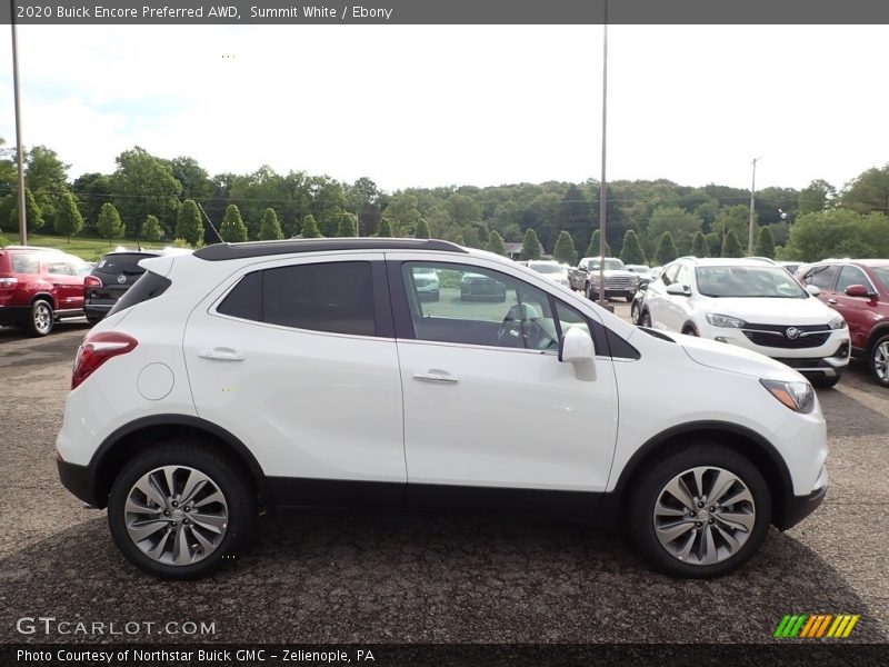 Summit White / Ebony 2020 Buick Encore Preferred AWD