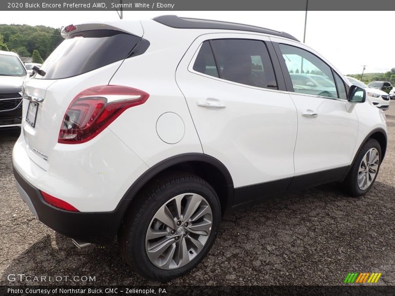 Summit White / Ebony 2020 Buick Encore Preferred AWD