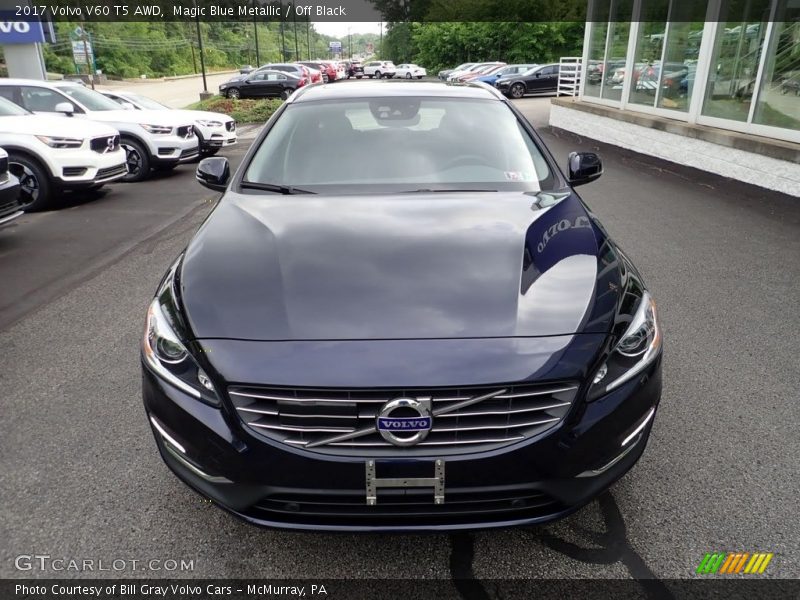 Magic Blue Metallic / Off Black 2017 Volvo V60 T5 AWD