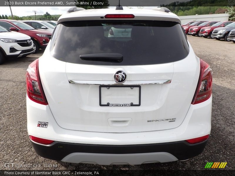 Summit White / Ebony 2020 Buick Encore Preferred AWD