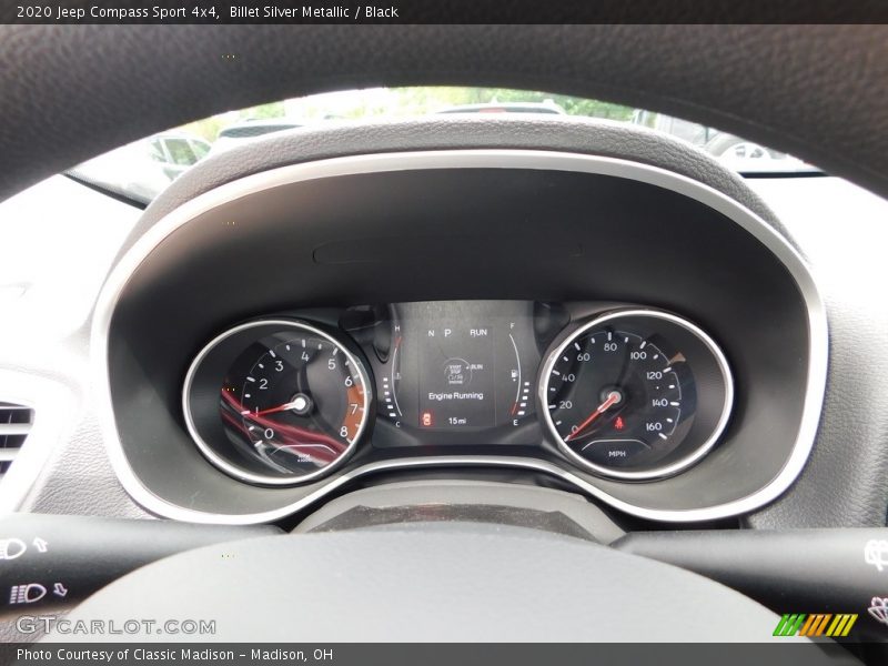 Billet Silver Metallic / Black 2020 Jeep Compass Sport 4x4