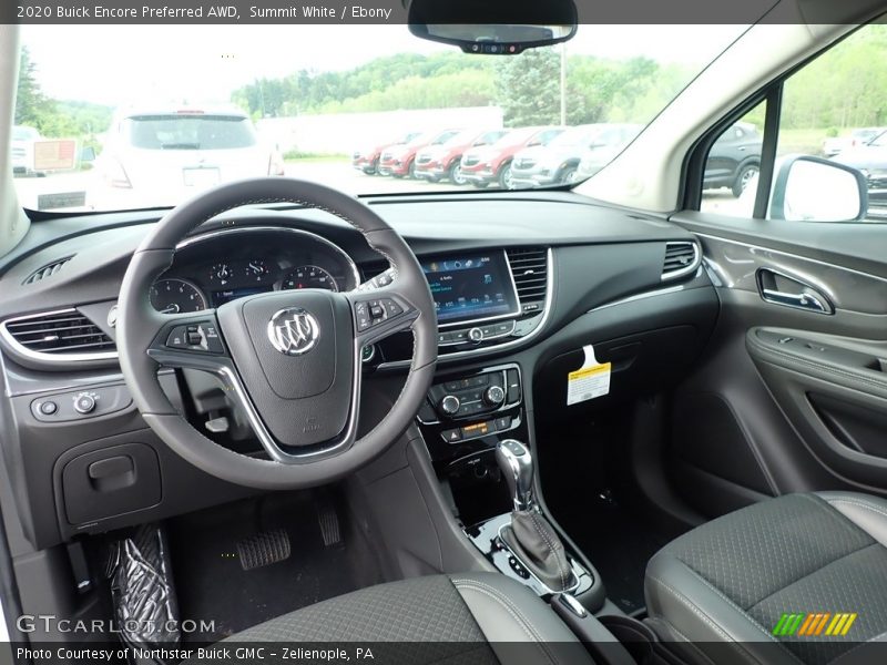 Summit White / Ebony 2020 Buick Encore Preferred AWD