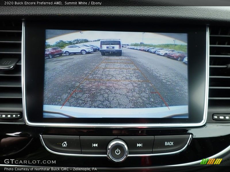 Summit White / Ebony 2020 Buick Encore Preferred AWD