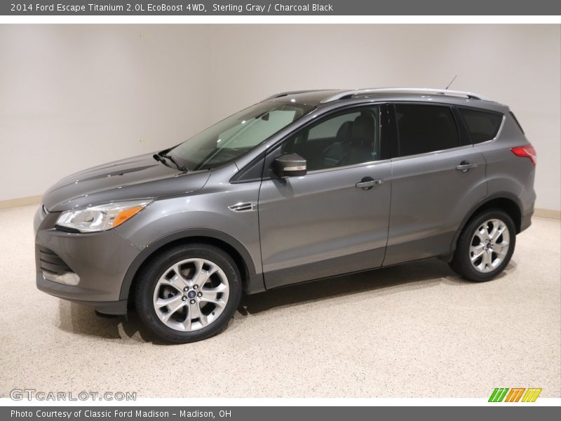 Sterling Gray / Charcoal Black 2014 Ford Escape Titanium 2.0L EcoBoost 4WD