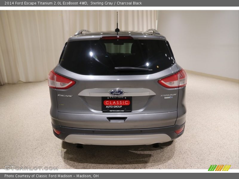 Sterling Gray / Charcoal Black 2014 Ford Escape Titanium 2.0L EcoBoost 4WD